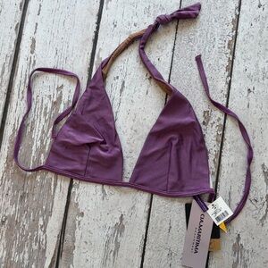 CIA MARITIMA Beachwear Lilas Bikini Top - Sz L